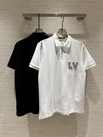 Áo polo Louis Vuitton basic logo LV đính đá ngực new 2024 Like Auth 1-1 on web