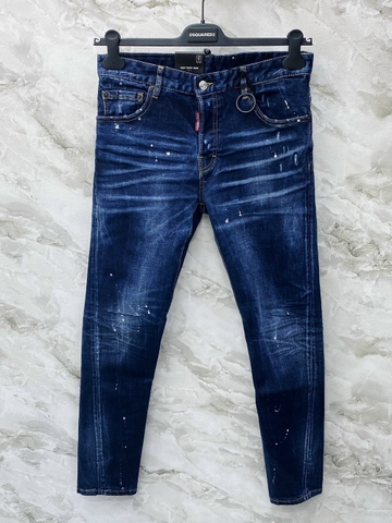 Quần Jean bò Dsquared2 Xanh tag móc tròn xách xước vẩy sớn Like Auth 1-1 on web