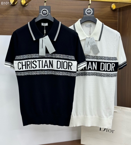 Áo polo Dior kẻ sọc check cổ logo tag ngang ngực new 2024 Like Auth 1-1 on web