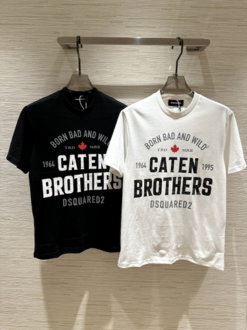 Áo phông T shirt Dsquared2 logo chữ Caten Brothers Like Auth on web