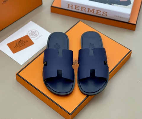 Dép lê quai ngang Hermes Xanh Than Like Auth on web fullbox bill thẻ