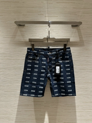 Quần short ngố đùi Jean Dsquared2 Xanh full chữ Icon new 2024 Like Auth 1-1 on web