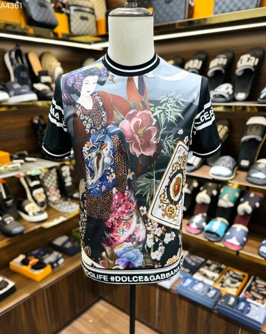 Áo phông T shirt Dolce Gabbana họa tiết cô gái Nhật Bản new 2024 Like Auth on web