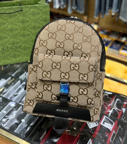 Balo thời trang Gucci Nâu họa tiết monogram Like Auth on web