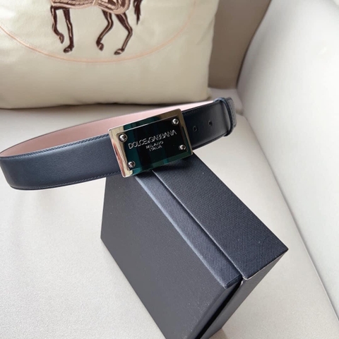 Thắt lưng, dây nịt, belt Dolce Gabbana mặt vuông logo khắc size 90-95-100cm new 2024 fullbox Like Auth 1-1 on web