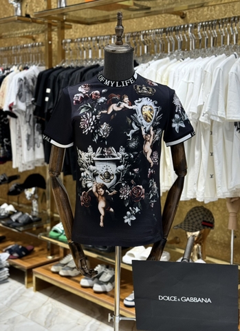 Áo phông T shirt Dolce Gabbana họa tiết nhiều thiên thần Like Auth on web