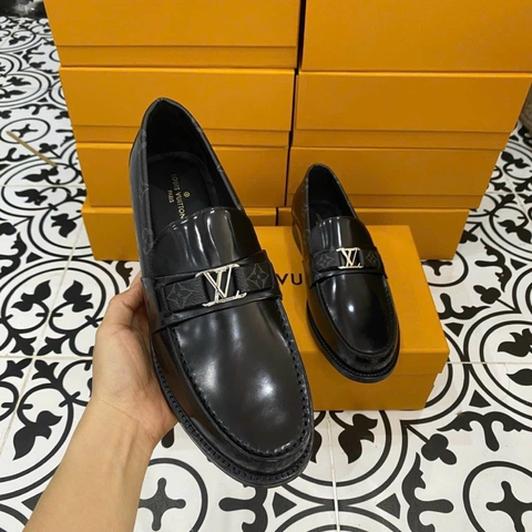 Giày Loafer Louis Vuitton check ngang check vân hoa new 2024 Like Auth 1-1 on web fullbox