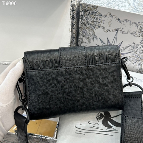 Túi chộp đeo chéo Dior khóa cài CD Like Auth on web fullbox bill thẻ