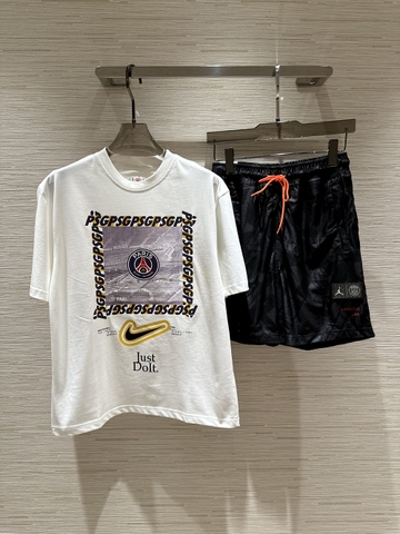 Bộ, Set thể thao Nike x Jordan PSG logo đúng khung vuông new 2024 Like Auth 1-1 on web