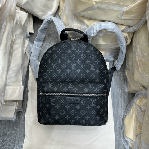 Balo thời trang Louis Vuitton LV Đen Black Discovery Backpack PM Monogram Macassar Canvas size 40cm Like Auth on web