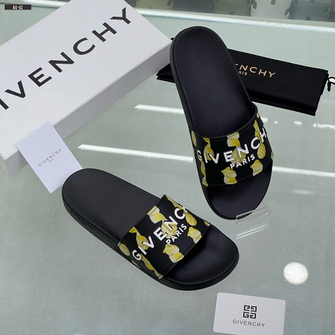 Dép lê quai ngang Givenchy Logo quả cam gọt vỏ new 2024 Like Auth on web fullbox bill thẻ