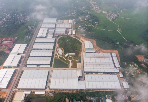 One of the factories in the North of Vietnam