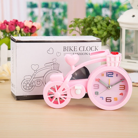 Đồng hồ báo thức hình xe đạp đáng yêu