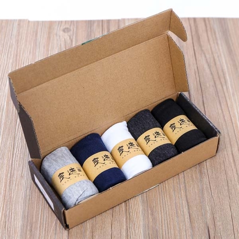 Hộp 5 đôi tất chống thối chân cổ ngắn