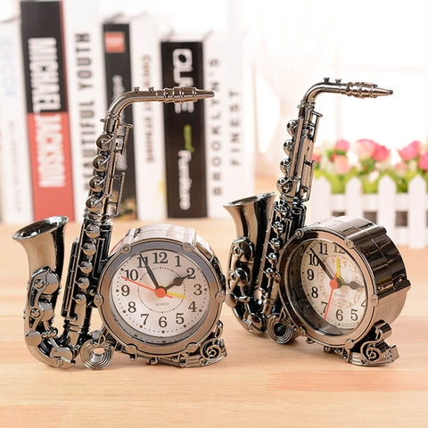 Đồng hồ báo thức hình cây kèn Saxophone