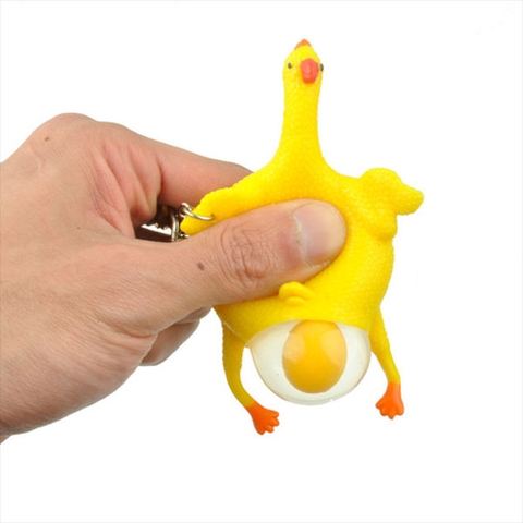 Móc khóa gà đẻ trứng độc đáo