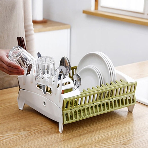 Kệ úp bát đĩa gấp gọn tiện dụng