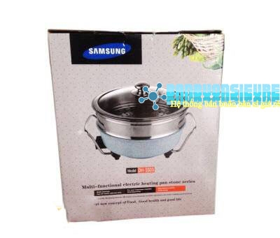Nồi lẩu điện vân đá 2 tầng Samsung DH-SS03