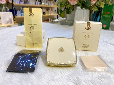 Phấn phủ dưỡng trắng, chống nắng Whoo Mi Velvet Powder Pact SPF30/PA++