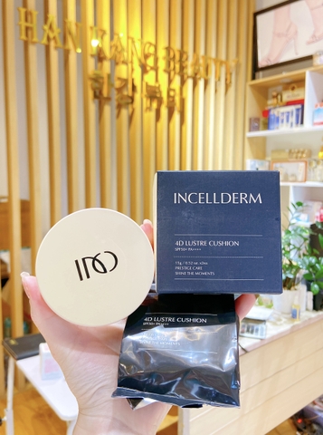 Phấn Nước dưỡng trắng da che phủ khuyết điểm Incellderm 4D lustre cushion SPF50+ PA++++