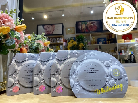 Mặt nạ Banobagi Super Collagen Mask Vitamin C - Làm sáng, mờ sắc tố, đàn hồi và cấp ẩm