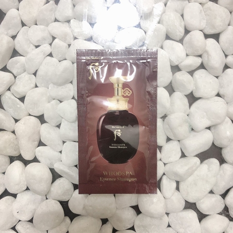 Gói dầu gội phục hồi cho tóc rụng và uốn nhuộm tinh chất đông y Whoospa Esence Shampoo