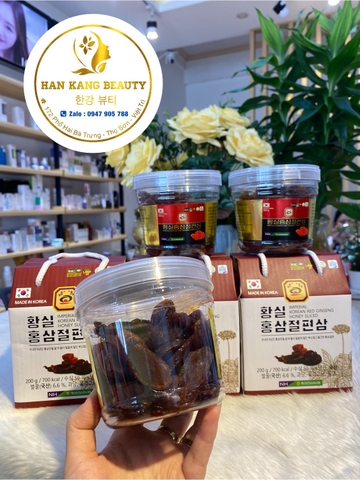 Hồng sâm lát tẩm mật ong tăng sức khoẻ và đề kháng Honeyed Korean Ginseng Slices