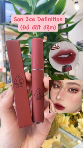 Son Kem Lì 3CE Stylenanda Velvet Lip Tint - Bảng 2021