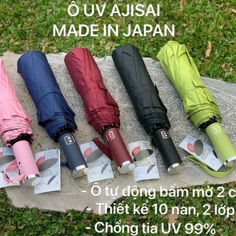 Ô dù tự động Nhật Ajisai chống tia UV lên đến 99%