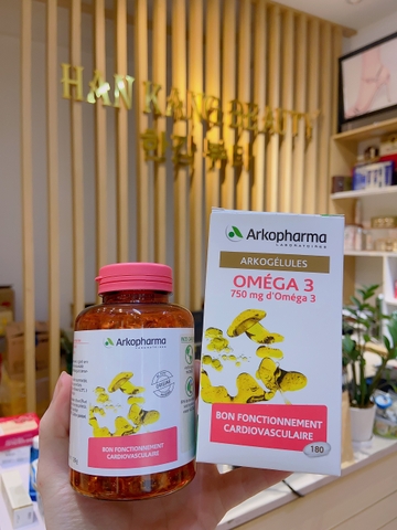 Viên uống dầu cá Omega 3 Arkopharma 180 viên chính hãng Pháp