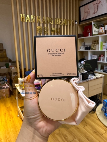 Phấn Phủ Gucci Poudre De Beauté Mat Naturel #01 – màu be nhạt, sáng tự nhiên