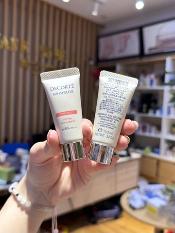 Kem Chống Nắng nâng tone 5 màng lọc Decorté Sun Shelter Tone Up CC SPF50+PA++++ Tone 10 Lavender Rose trắng hồng