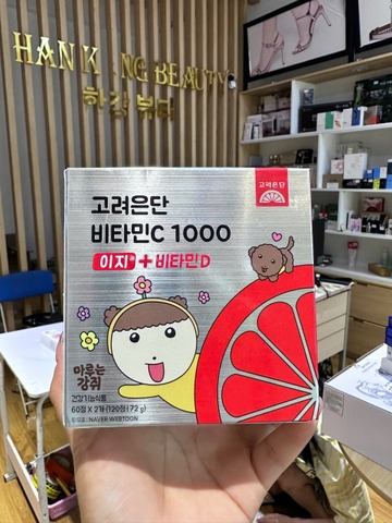 Viên Uống Vitamin C 1000mg Eundan Hàn Quốc Hỗ Trợ Trắng Da (Hộp 120 Viên)