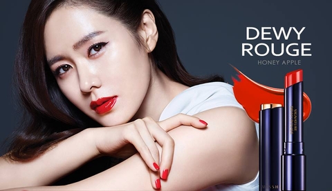 Son Missha Dewy Rouge ( son độ dưỡng cao lên màu không bị khô môi)