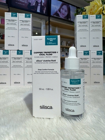 Tinh chất siêu phục hồi B5 Copper Tripeptide-1 (GHK-CU), Vials 8.0 Silisca Cicatries Vial