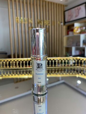 Serum Nuwhite hỗ trợ làm hồng nhũ hoa N1, vùng kín V1, hồng nách bẹn H6 Mibiti Prudente 5ml
