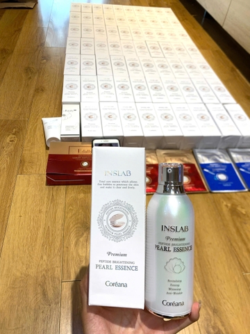 Tinh chất dưỡng trắng, nâng cơ Luvace Premium Peptide Brightening Pearl Essence Corẻana
