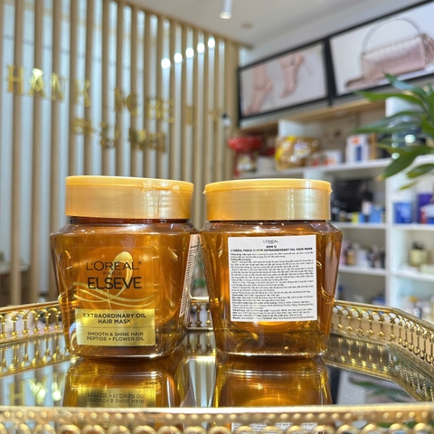 Kem Ủ Tóc Phục Hồi Hư Tổn, Suôn Mượt, Bóng Khoẻ L'Oreal Paris Extraordinary Oil Hair Mask 250ml (Hàng Công Ty có VAT)
