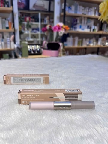 Kem Tạo Khối & Bắt Sáng, Che Khuyết Điểm, Lót Môi 2 Đầu Judydoll Liquid Highlighter&Contour Dou  3,2g 