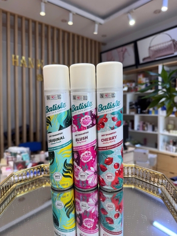 Dầu Gội Khô Batiste Dry Shampoo 200ml Hết Ngứa, Hết Bết Dính Tóc Bồng Bềnh Tức Thì
