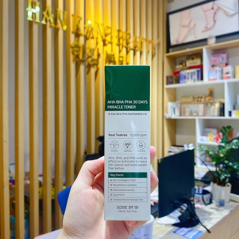 Nước Hoa Hồng Some By Mi AHA-BHA-PHA 30 Days Miracle Toner