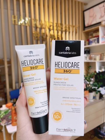 Kem chống nắng phổ rộng Heliocare mẫu mới 360 Water Gel Sunscreen Protector Solar 50ml