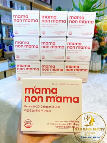 Collagen thuỷ phân M’AMA NON M’AMA Returrn to 20'Collagen 15000mg 16 ống