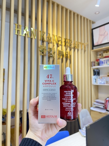 Serum Dưỡng Trắng Da Histolab 47% Vita C Complex Ampoule 50ml