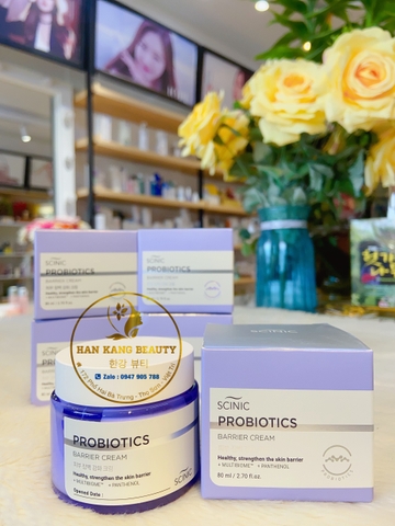Kem dưỡng phục hồi bảo vệ da SCINIC Probiotics Barrier Cream 80ml