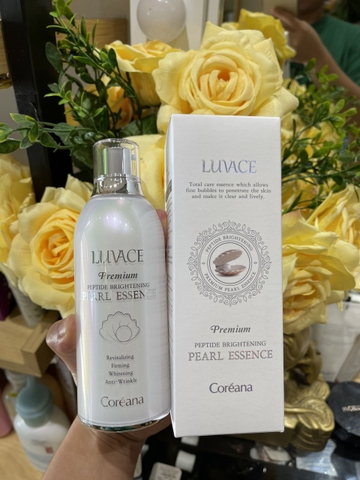 Tinh chất dưỡng trắng, nâng cơ Luvace Premium Peptide Brightening Pearl Essence Corẻana