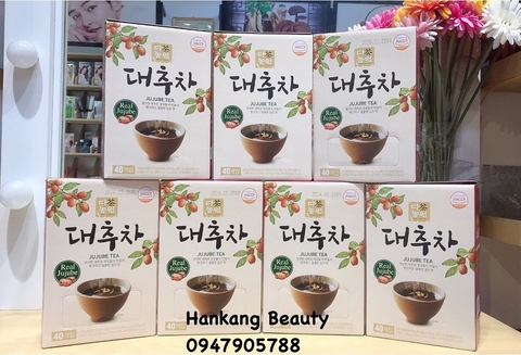 Trà táo đỏ sữa hạt, óc chó JuJuBe Tea Danongwon hàng nội địa Hàn Quốc