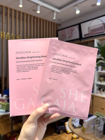Mặt Nạ Phục Hồi, Mờ Sạm Nám, Chống Oxy Hóa, Se Khít Lỗ Chân Lông SHEGAIA Prestige MitoBliss Brightening Mask 30g