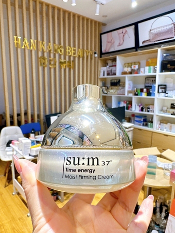 Kem dưỡng ẩm phục hồi làm sáng da mịn Su:m37 Time Energy Moist Firming Cream 80g