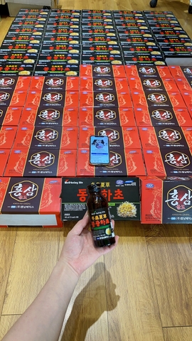 Nước Đông Trùng Hạ Thảo Dongchoonghacho hộp 10 chai